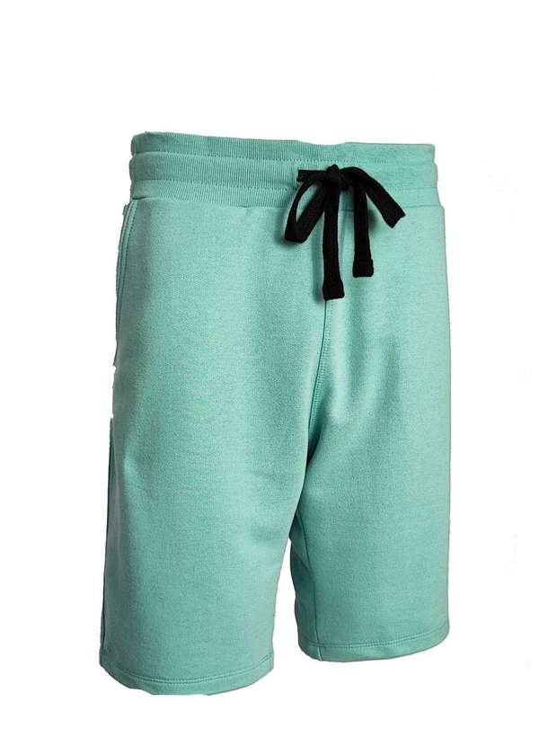 Acostamento - Bermuda Moletom Acostamento Casual Verde Verde