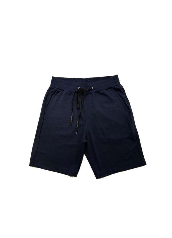 Lado Avesso - Bermuda Moletom Lado Avesso Azul Marinho Azul