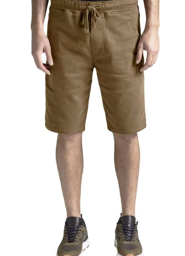 Hangar 33 - Bermuda Sarja Hangar 33 Jogger Marrom Avela Marrom