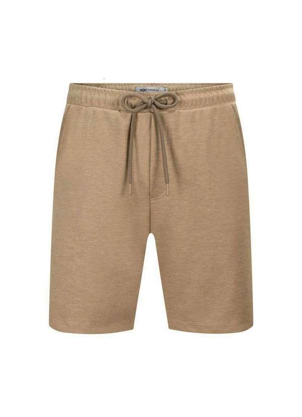 Hangar 33 - Shorts Hangar 33 Malha Jacquard Bege Bege