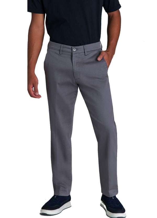 Barezy - Calça Chino Barezy Slim Cinza Cinza
