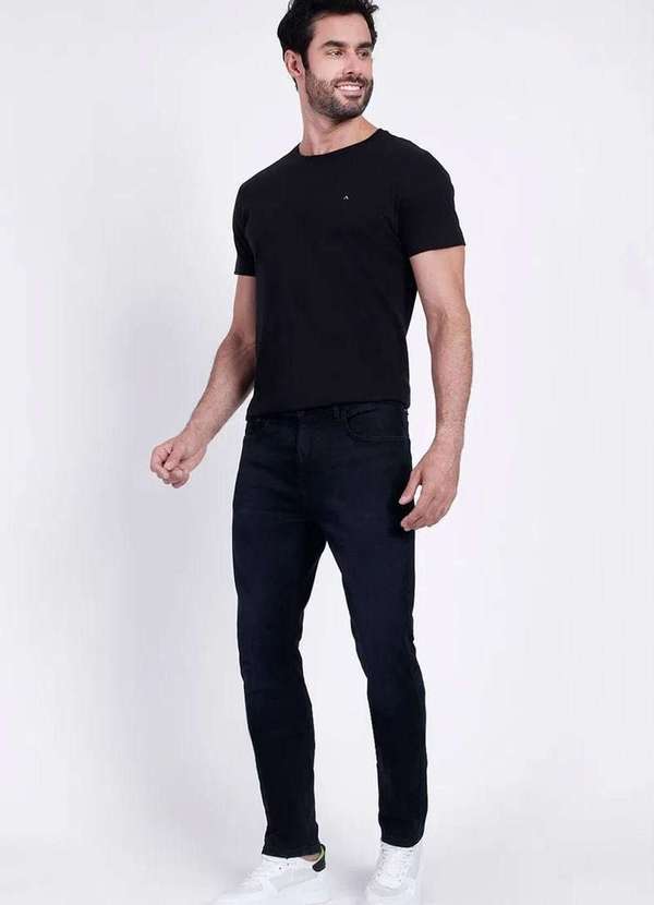 Aramis - Calça Jeans Aramis Slim Especial Escura Azul Escuro Azul