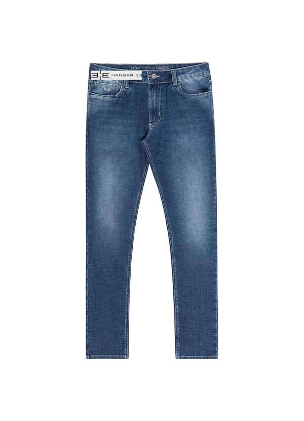 Hangar 33 - Calça Jeans Hangar 33 Skinny Clima Control Azul Azul 2