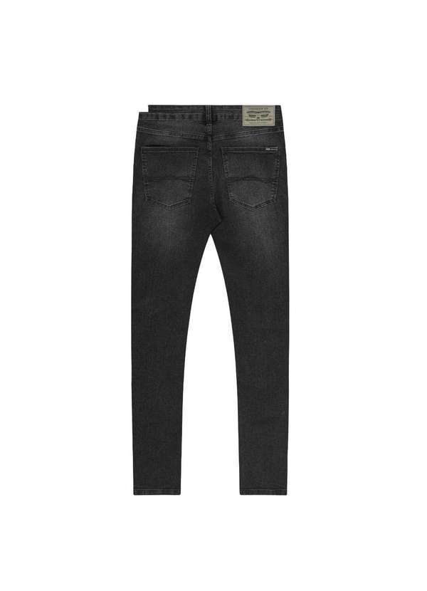 Hangar 33 - Calça Jeans Hangar 33 Skinny Preto Estonada Preto 3