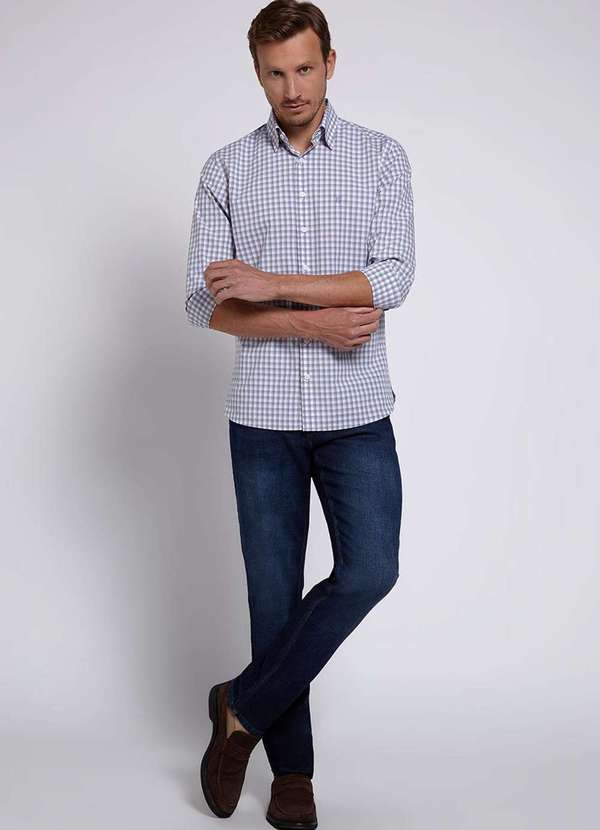 Individual - Calça Jeans Individual Concept Fit Balance Azul Azul