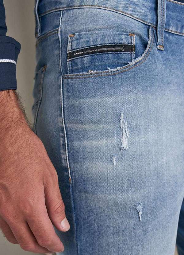 Lado Avesso - Calça Jeans  Lado Avesso Skinny Azul Claro Azul 2