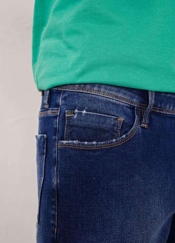 Lado Avesso - Calça Jeans Lado Avesso Skinny Azul Azul 2