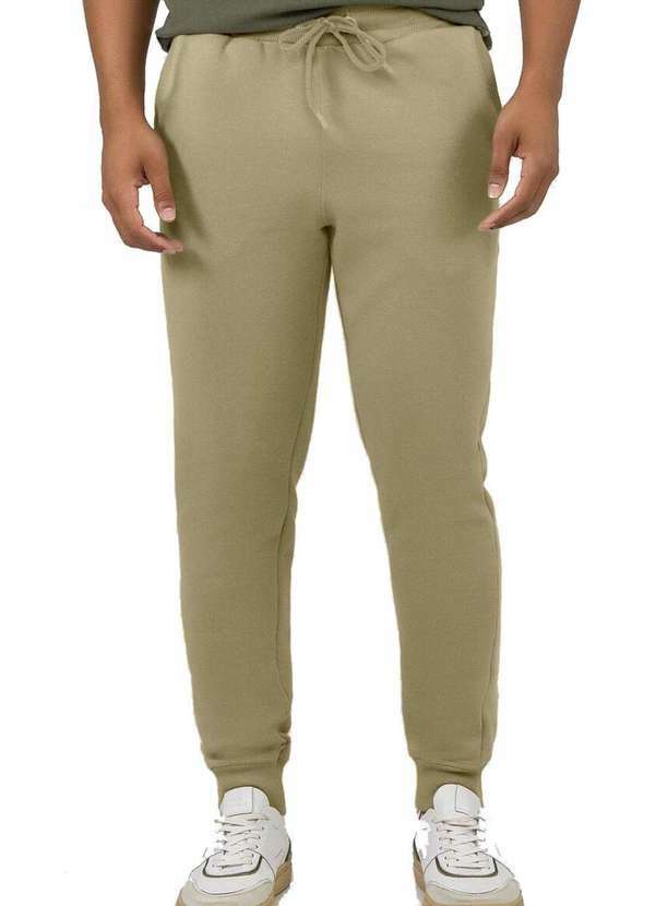 Hangar 33 - Calça Moletom Hangar 33 Jogger Verde Street Verde