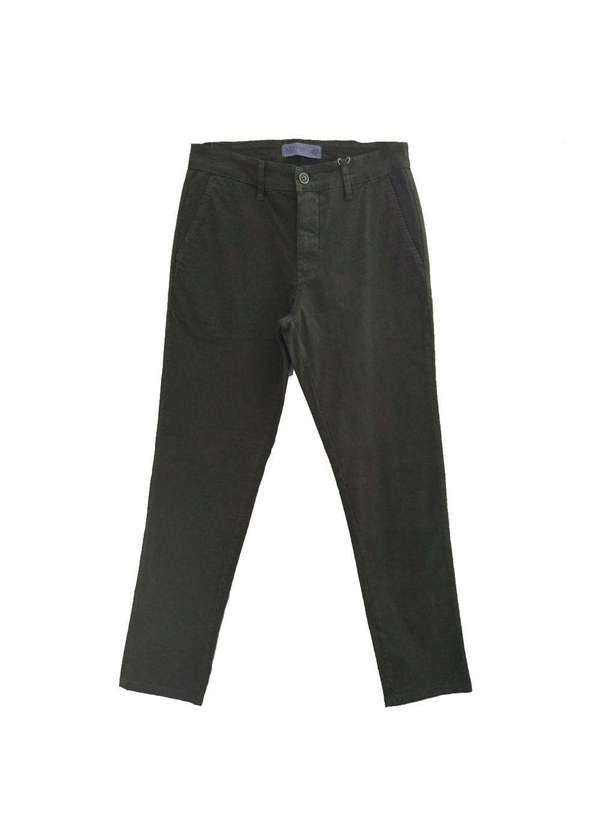 Barezy - Calça Sarja Barezy Casual Strech Verde Militar Verde 1