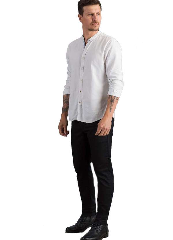 Divero - Calça Sarja Divero Skinny Preto Preto