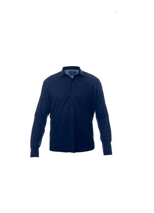 Guilherme Soul - Camisa Guilherme Soul Comfort Fit Listrada Azul Azul