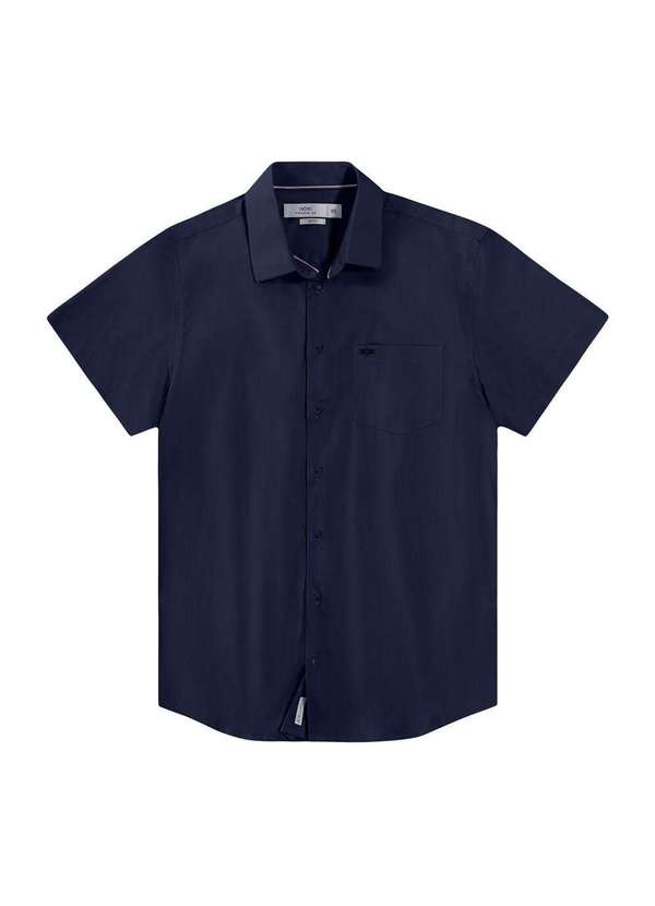 Hangar 33 - Camisa Hangar 33 Manga Curta Comfort Azul Marinho Azul 2