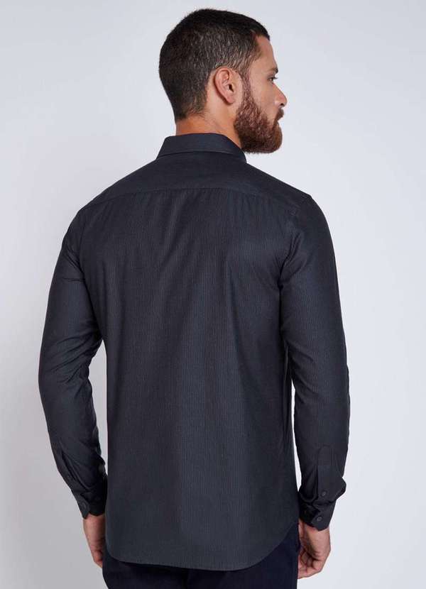 Individual - Camisa Individual Concept Maquinetada Preto Preto 4