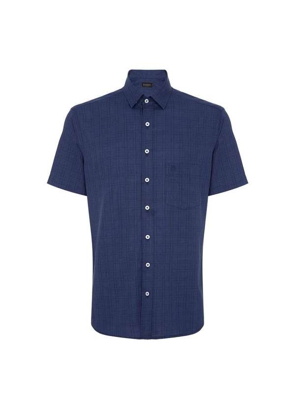 Individual - Camisa Individual Manga Curta Marcelo Azul Azul