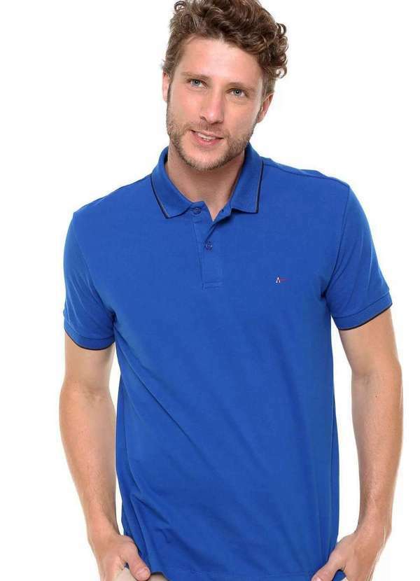 Aramis - Polo Aramis Piquet Classic Azul Royal Azul
