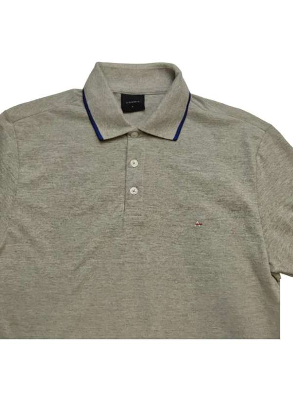 Aramis - Polo Aramis Piquet Classic Cinza e Royal Cinza 4