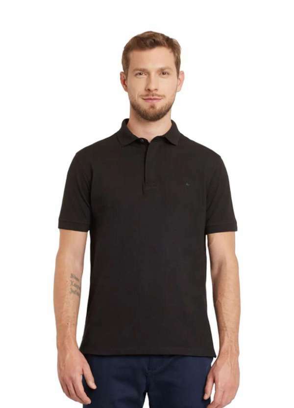 Aramis - Polo Aramis Piquet Color Fix Preto Preto