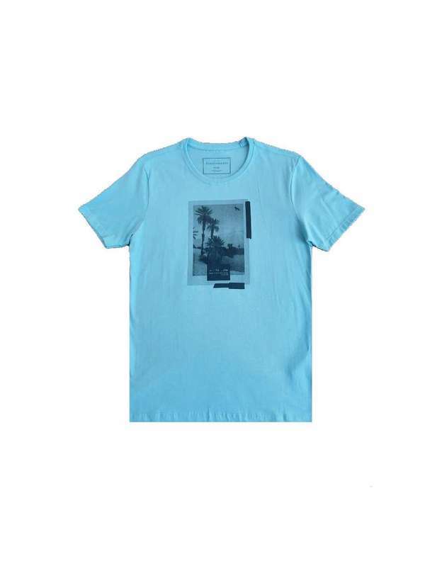 Acostamento - Camiseta Acostamento Azul Stone Azul