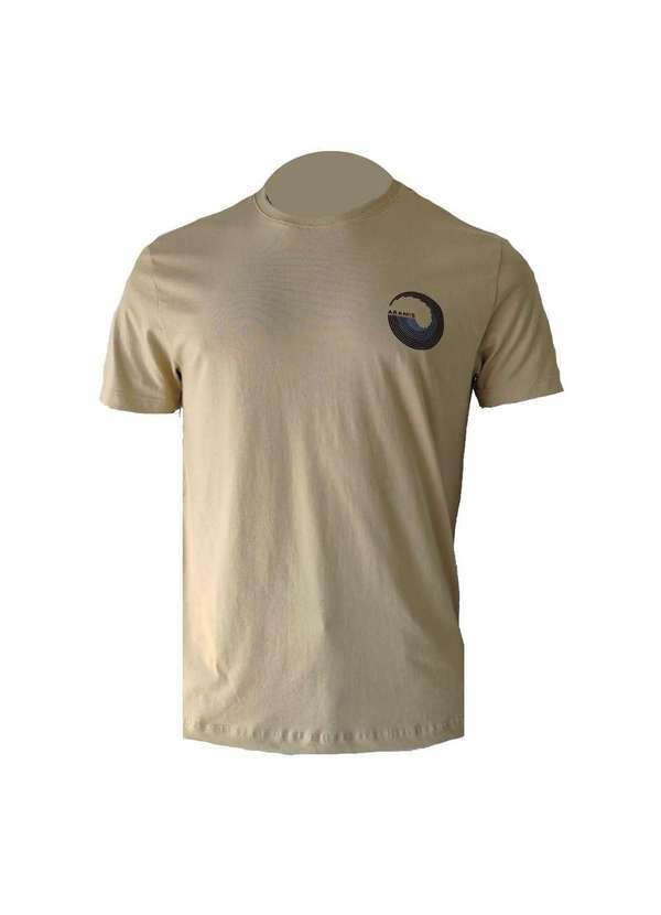 Aramis - Camiseta Aramis Estampa Vintage Circle Bege Bege