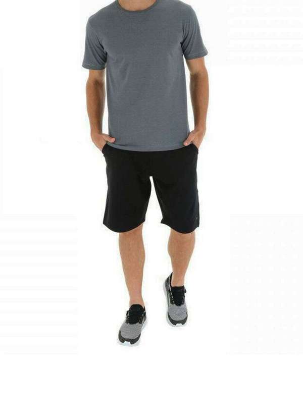 Distrito - Camiseta Básica Distrito Cinza Cinza