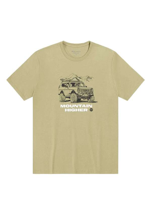 Hangar 33 - Camiseta Hangar 33 Estampa Montanha Verde Verde