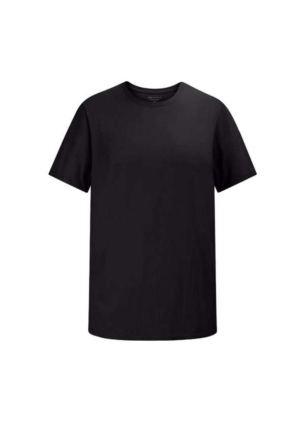 Hangar 33 - Camiseta Hangar 33 Plus Size Cotton Preto Preto 2