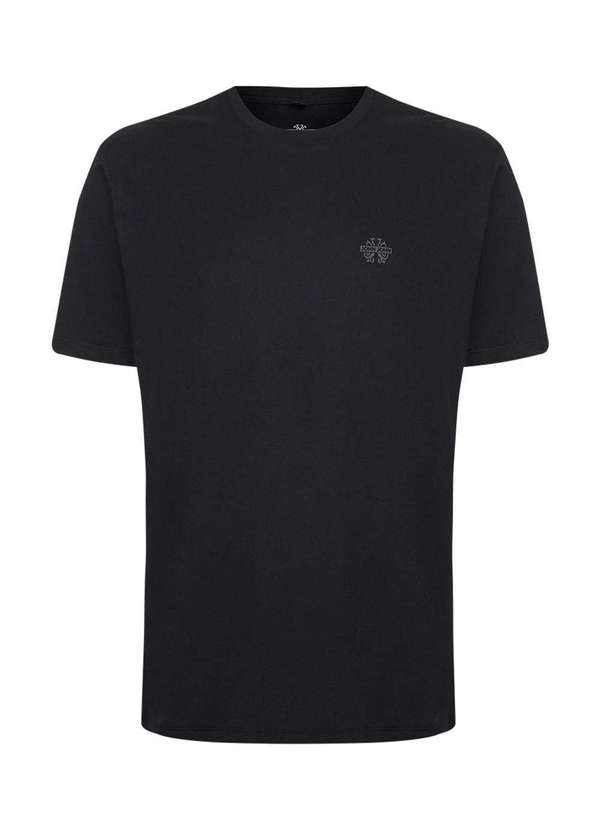 John John - Camiseta John John Regular Light Preto Preto