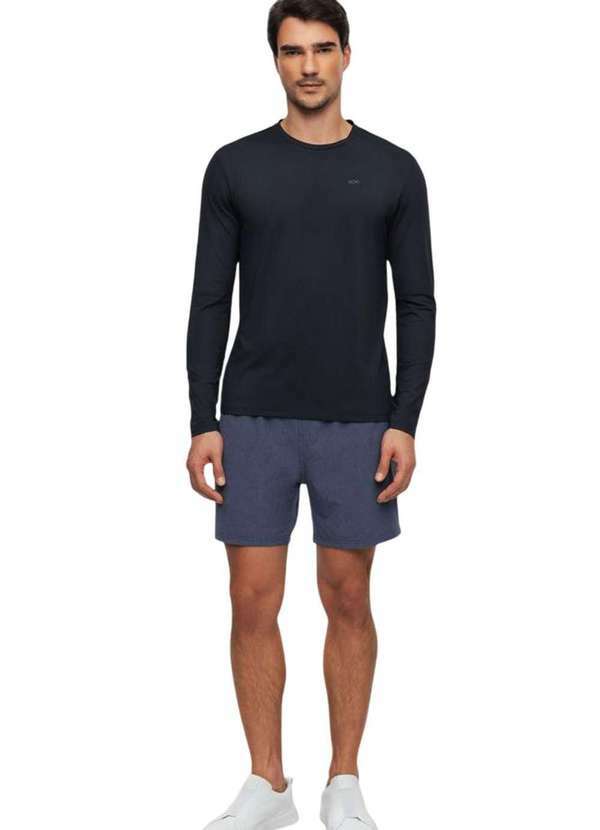 Hangar 33 - Camiseta Manga Longa Hangar 33 Conforto Térmico Preto Preto