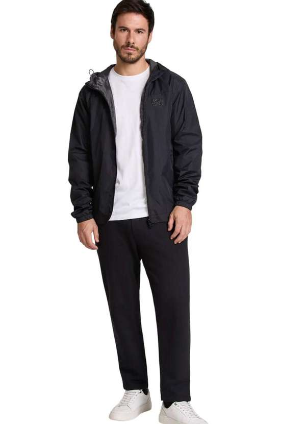 John John - Jaqueta John John Corta Vento Theo Preto Preto 2