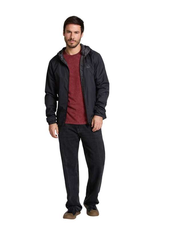 John John - Jaqueta John John Corta Vento Theo Preto Preto 4