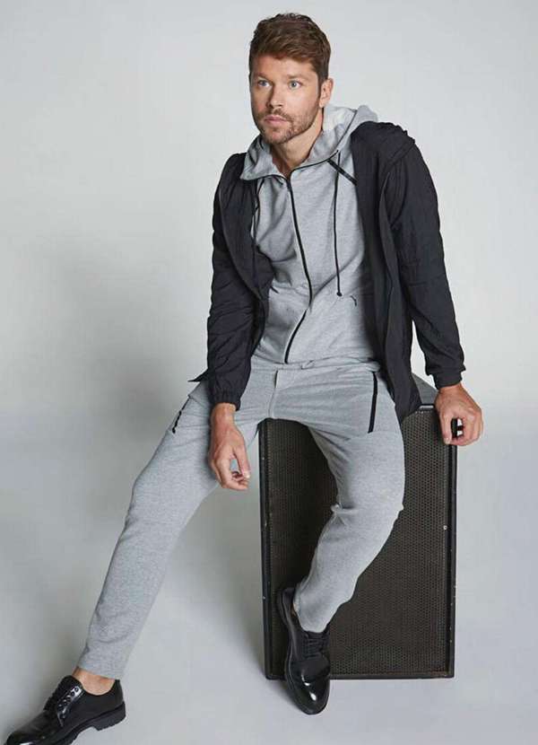 Lado Avesso - Jaqueta Moletom Lado Avesso Termocolante Cinza Cinza