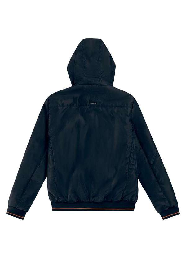 Hangar 33 - Jaqueta Nylon Hangar 33 Forrada com Capuz Marinho Imperio Azul 4