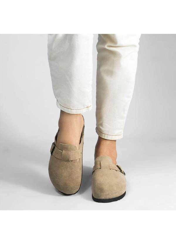 Zatta Calcados - Clog Camurca Juliane Bege 4