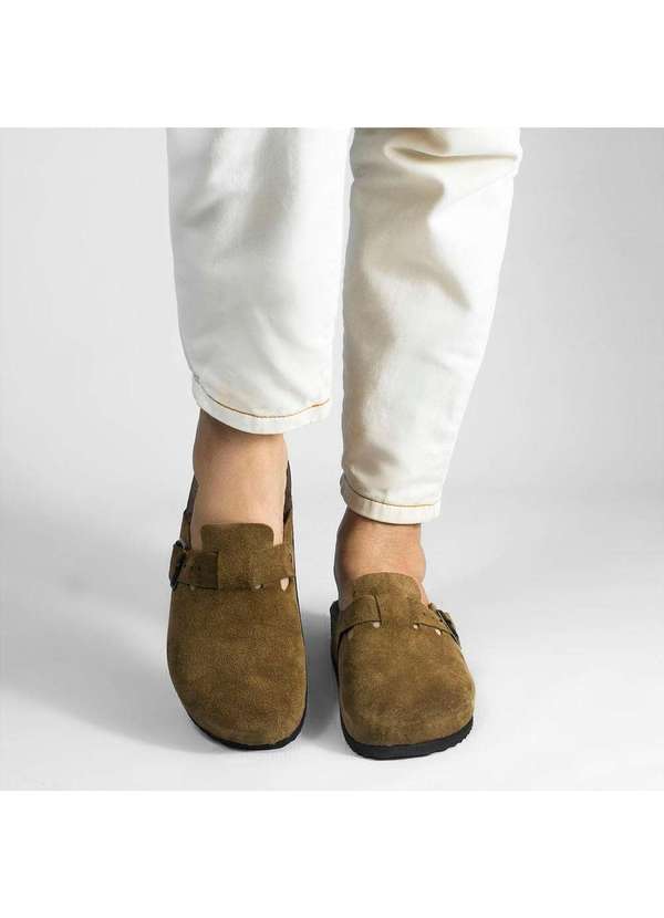 Zatta Calcados - Clog Zatta Camurca Juliane Marrom 3