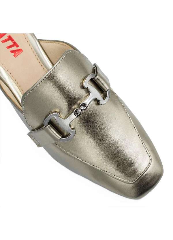 Zatta Calcados - Mule Zatta Fivela Lourenca Cinza 5