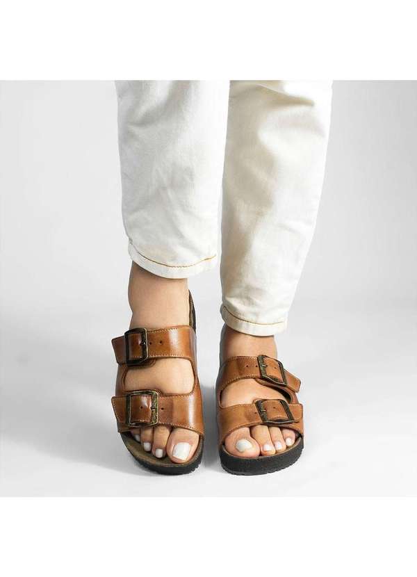 Zatta Calcados - Papete Zatta Couro Laisa Marrom 3