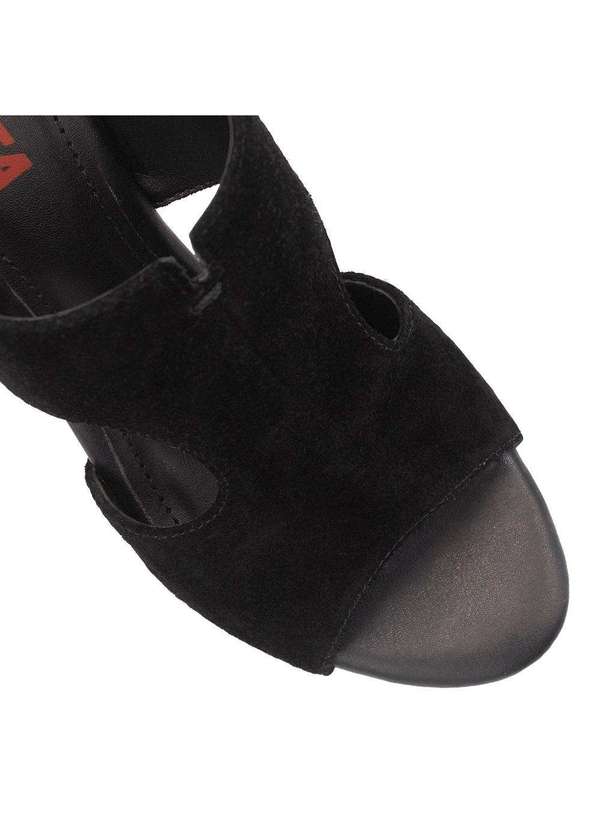 Zatta Calcados - Peepboot Zatta Salto Bloco Jenifer Preto 5
