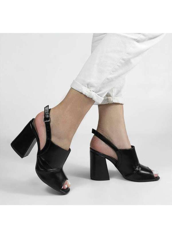 Zatta Calcados - Peet Boot Zatta com Salto Bloco Alto Andreia Preto 1