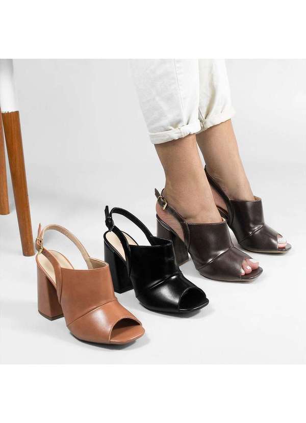 Zatta Calcados - Peet Boot Zatta com Salto Bloco Alto Andreia Preto 4