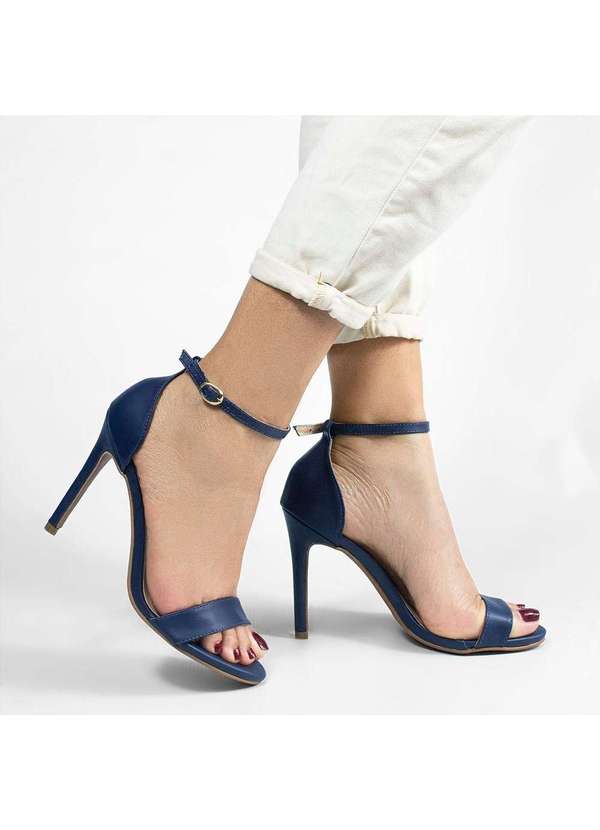 Zatta Calcados - Sandalia Maya Salto Fino Azul