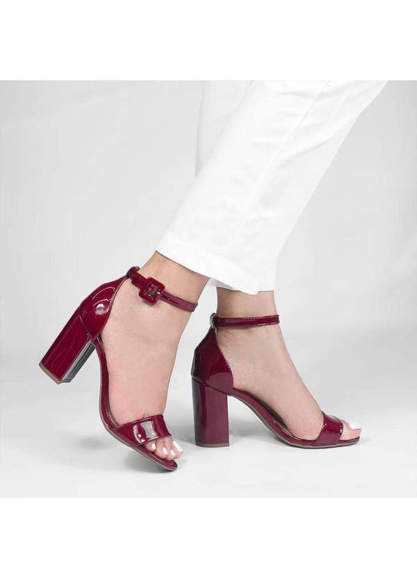 Cor Marsala Sandalia De Festa Marsala Sandália De Casamento Noiva