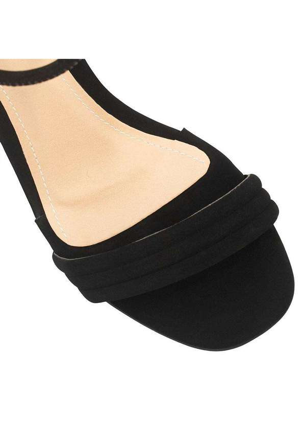 Zatta Calcados - Sandalia Salto Bloco Ines Preto 4