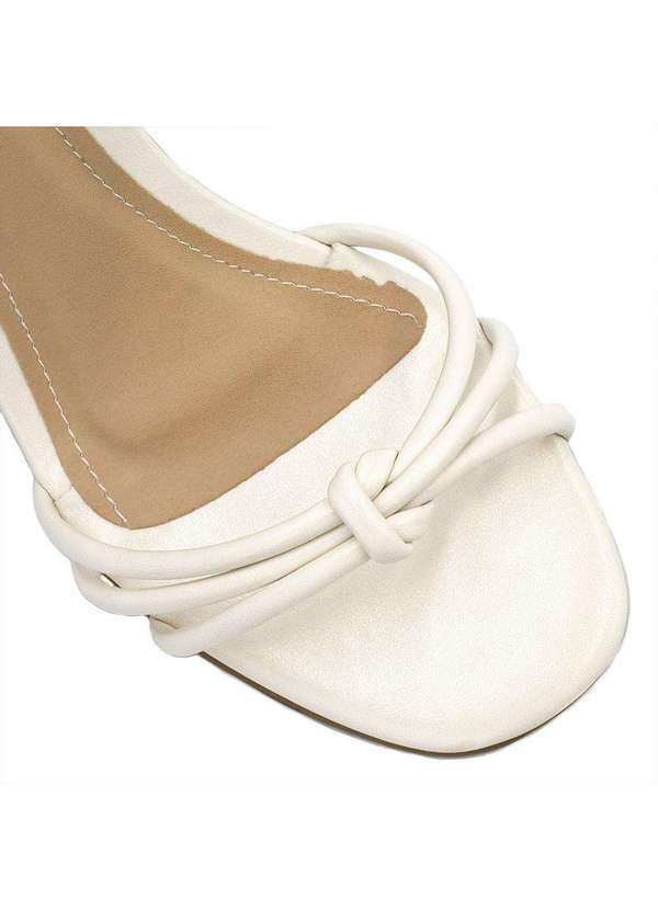Zatta Calcados - Sandalia Salto Bloco no Tauane Branco 5