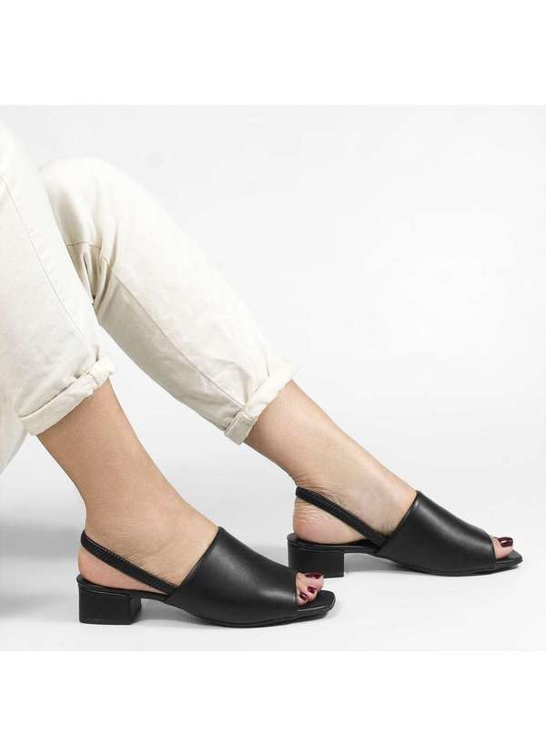 Zatta Calcados - Sandalia Zatta Confort Anastacia Preto 3