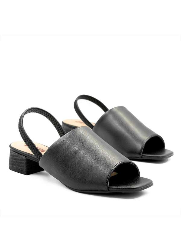Zatta Calcados - Sandalia Zatta Confort Anastacia Preto 4