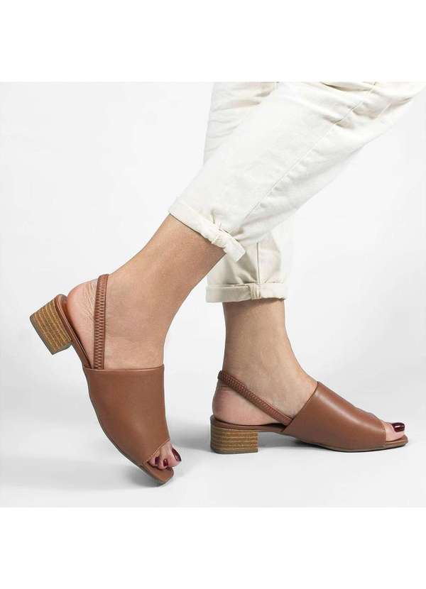 Zatta Calcados - Sandalia Zatta Confort Anastacia Marrom