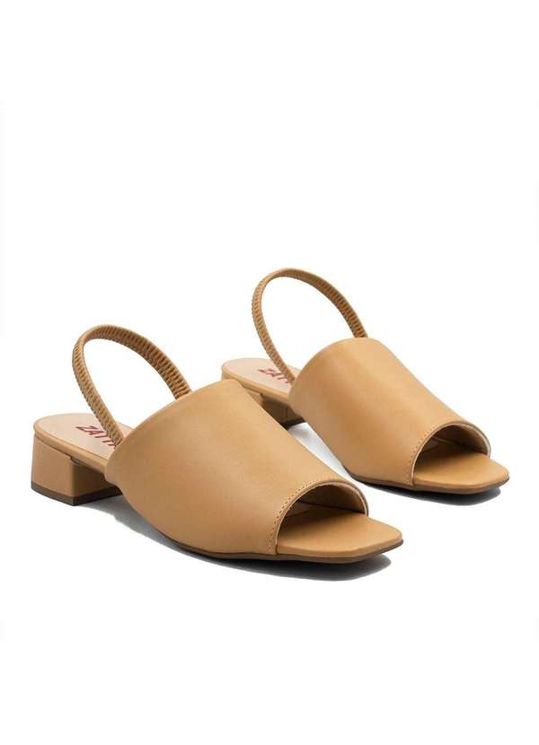 Zatta Calcados - Sandalia Zatta Confort Anastacia Bege 4
