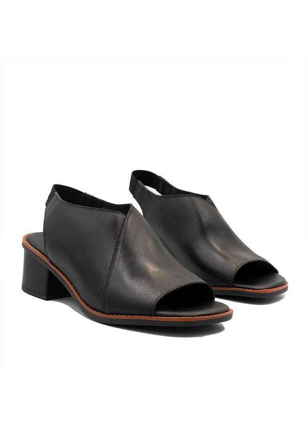 Zatta Calcados - Sandalia Zatta Salto Bloco Elastico Francine Preto 4