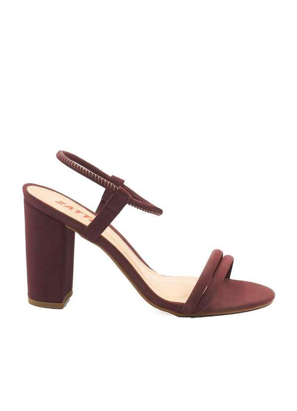 Zatta Calcados - Sandalia Zatta Tubinho Greice Vermelho 2