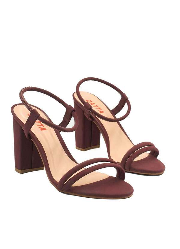 Zatta Calcados - Sandalia Zatta Tubinho Greice Vermelho 5